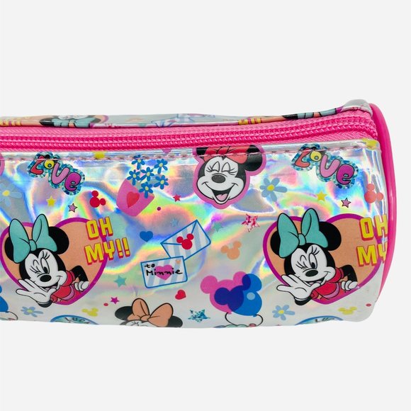 Disney Minnie Holographic Cylinder Case  NWT 🎈 ºoº - Picture 1 of 5